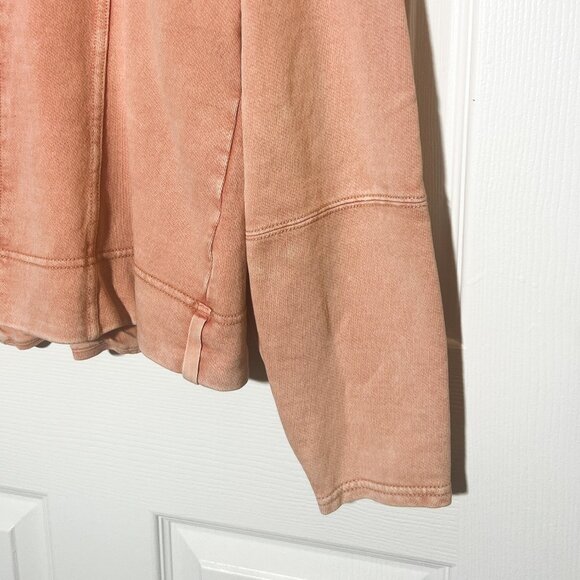 Pink Anthropologie Maeve Jeanne Puff Sleeve Sweatshirt Top - Picture 10 of 11